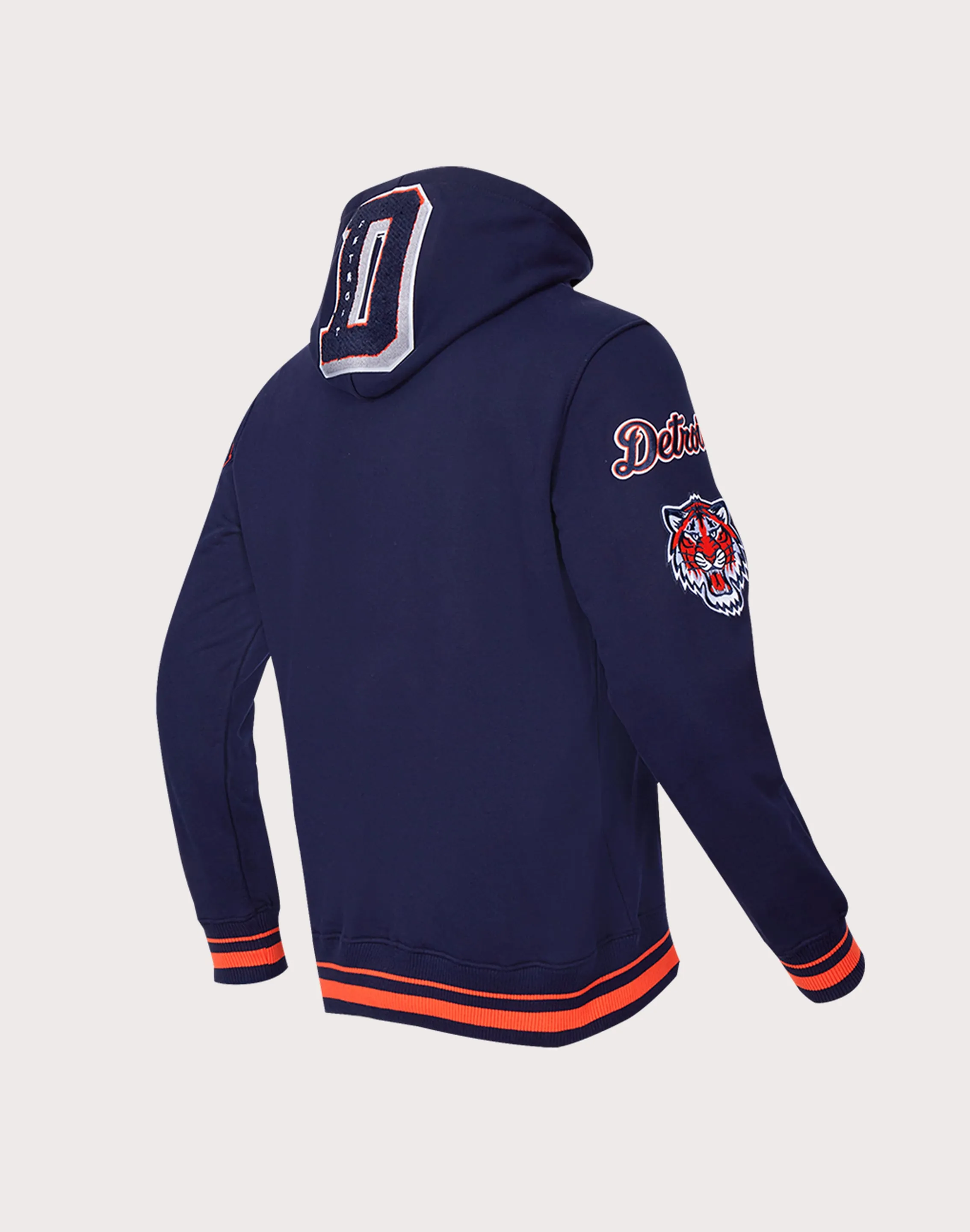Pro Standard MLB Detroit Tigers Mashup Rib Hoodie Flexible Fabric Blend