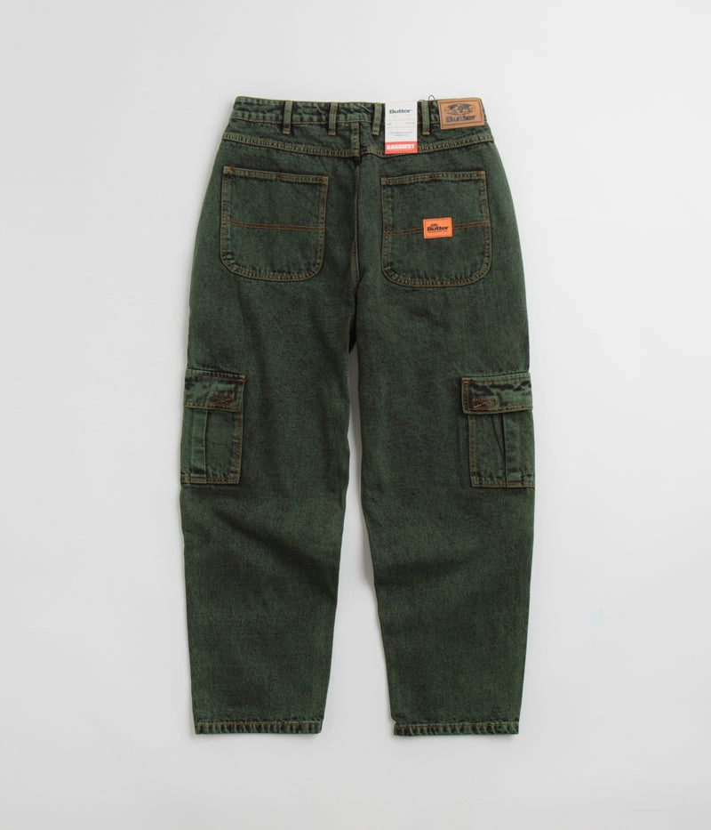 Air Flow LightweightConstruction Butter Goods Santosuosso Jeans - Dark Green