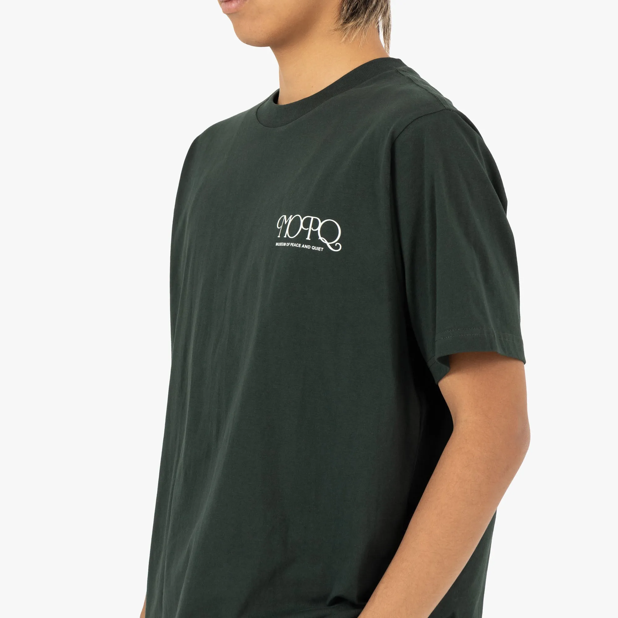 Museum of Peace & Quiet Free Hand T-shirt / Pine group venue event