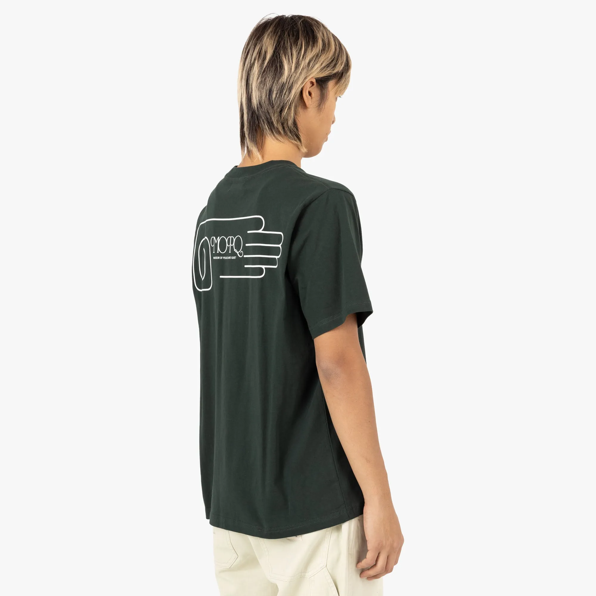 Museum of Peace & Quiet Free Hand T-shirt / Pine Flats