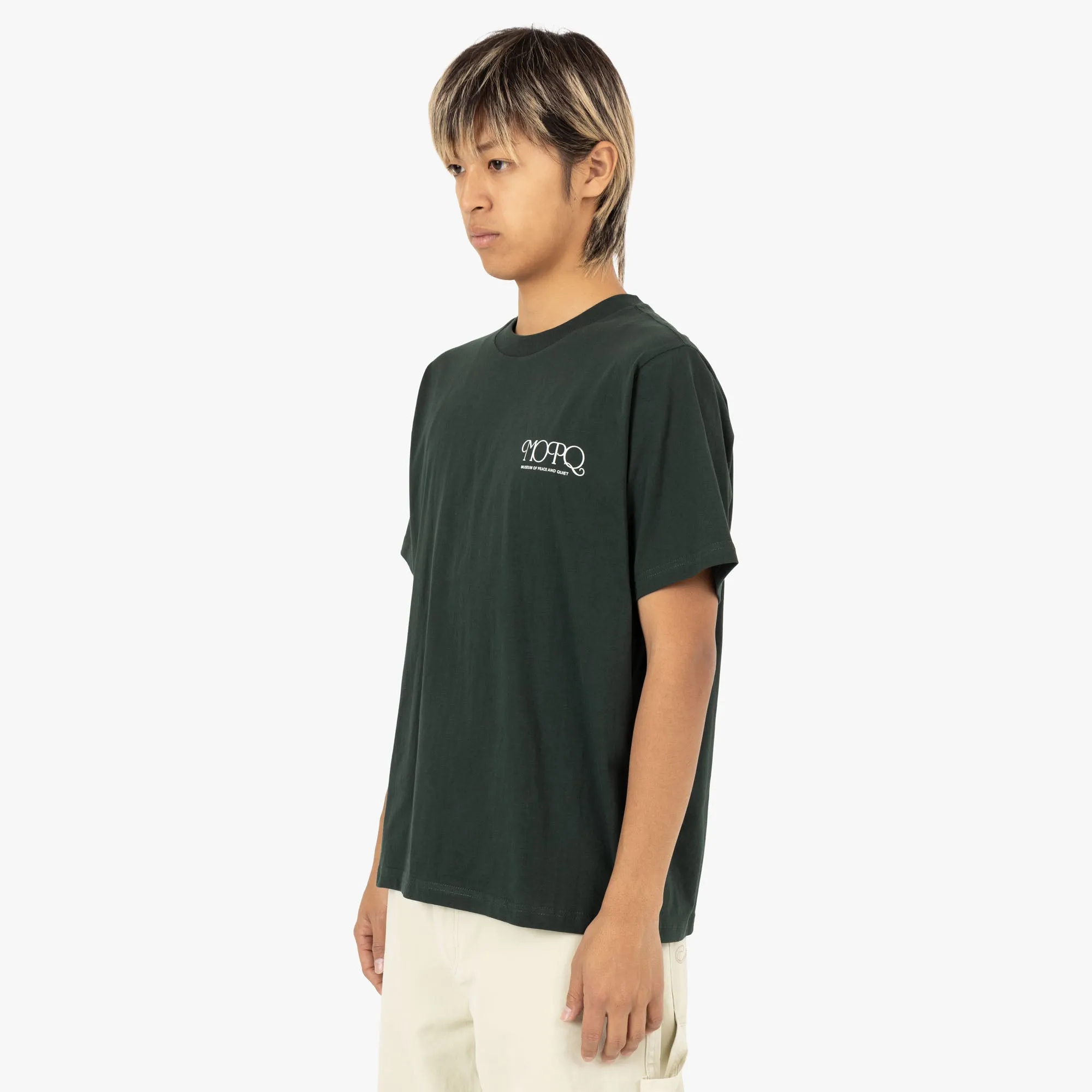 Museum of Peace & Quiet Free Hand T-shirt / Pine Teens