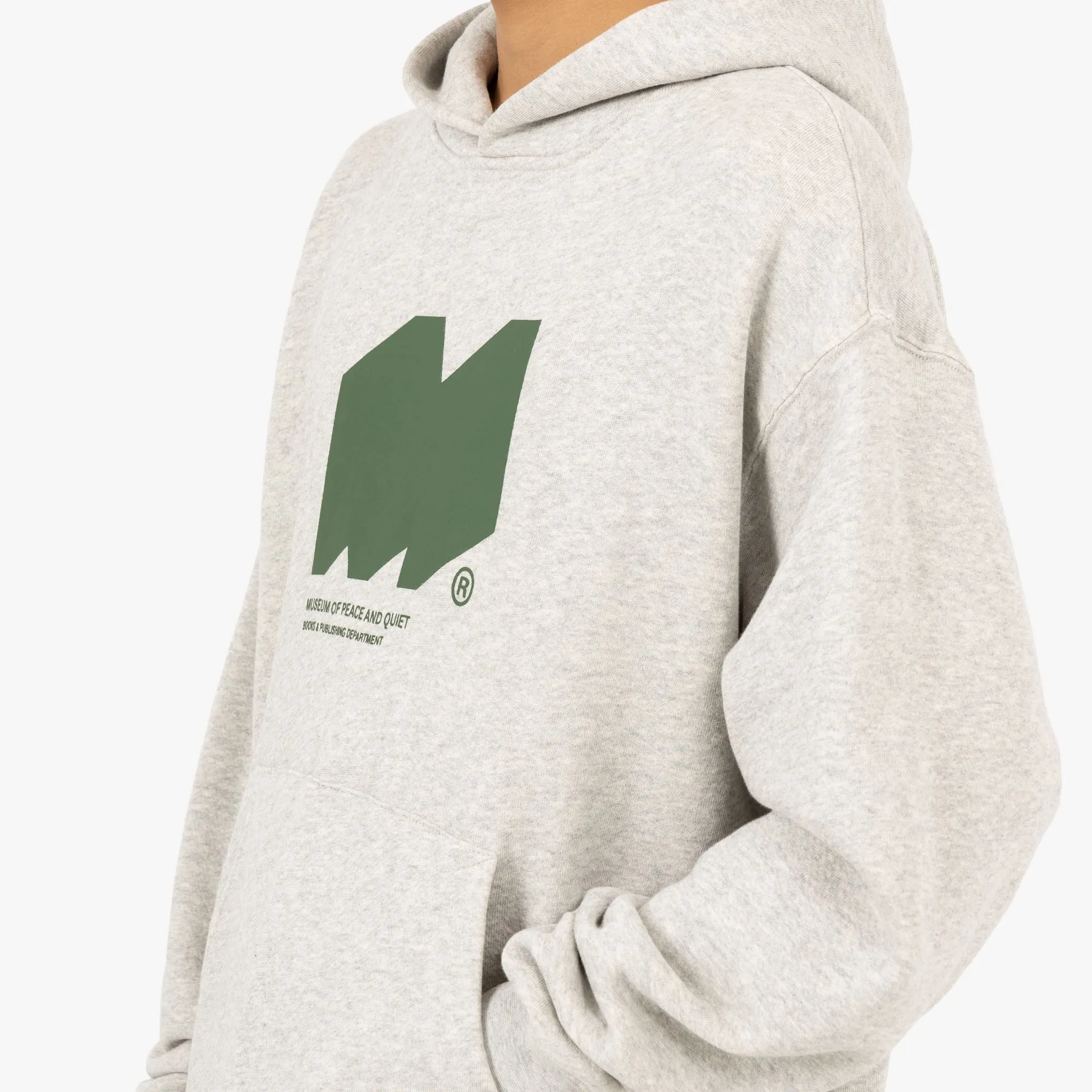 Classic Style Museum of Peace & Quiet Museum Publishing Pullover Hoodie / Heather