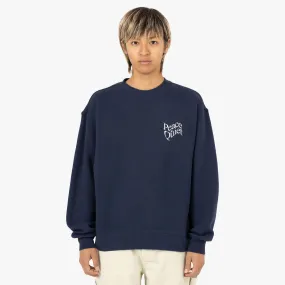 Museum of Peace & Quiet Warped Crewneck / Navy Classic Fit