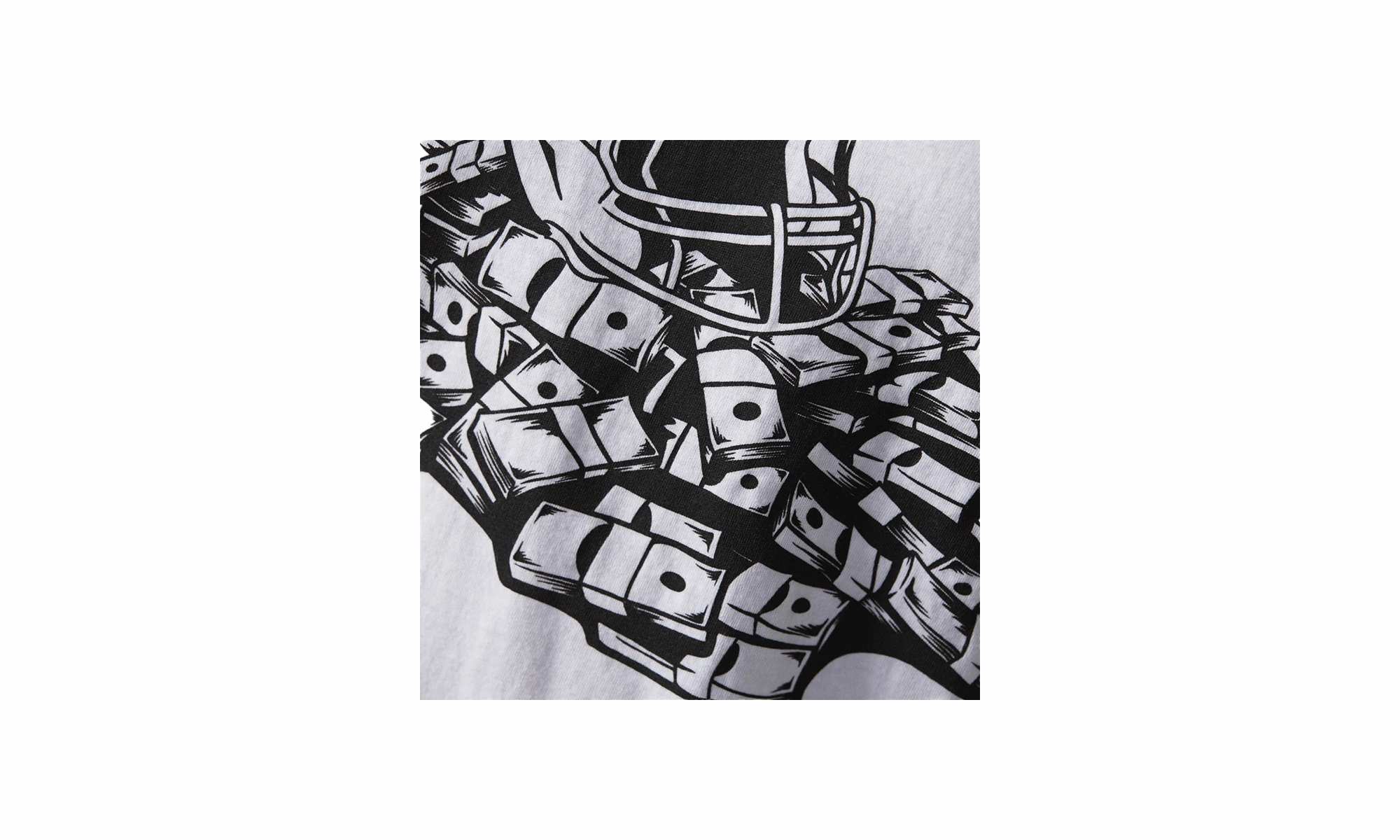 Reinforced Knees My Team Eat Savage Speed T-Shirt "White / Black"