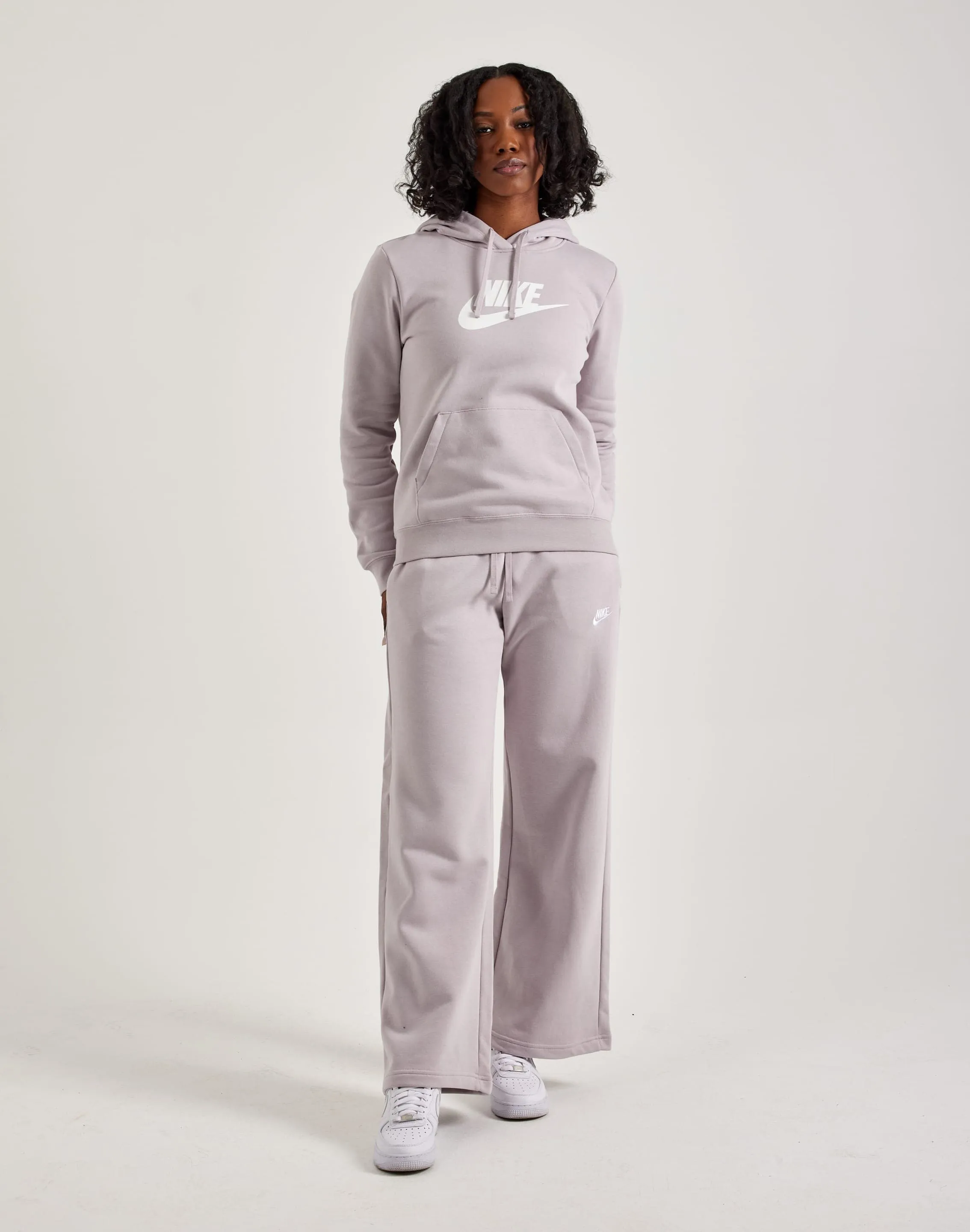Nike Club Fleece Wide Pants Sheer Glow