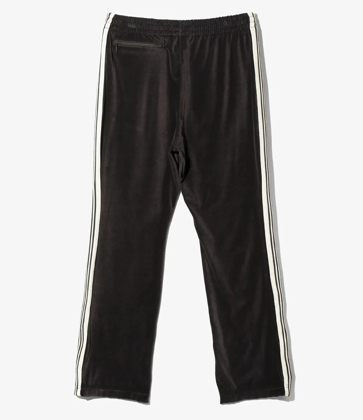 NARROW TRACK PANT VELOUR - CHARCOAL QuickRelease Closures
