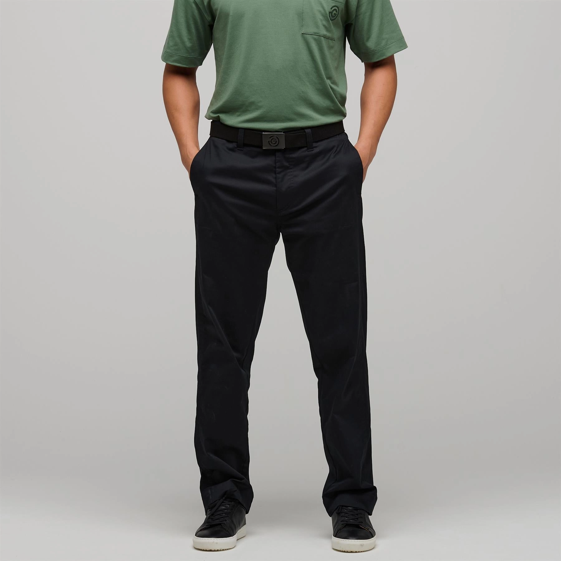 Durable Utility Weekend Wear Nathan CONCEPT Golf Trousers Black