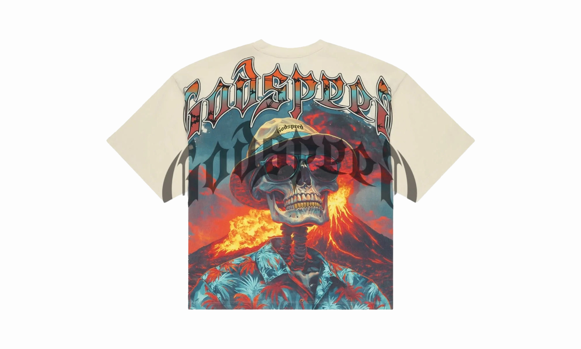Natural Disaster T-Shirt "Bone" Natural Fiber Blend