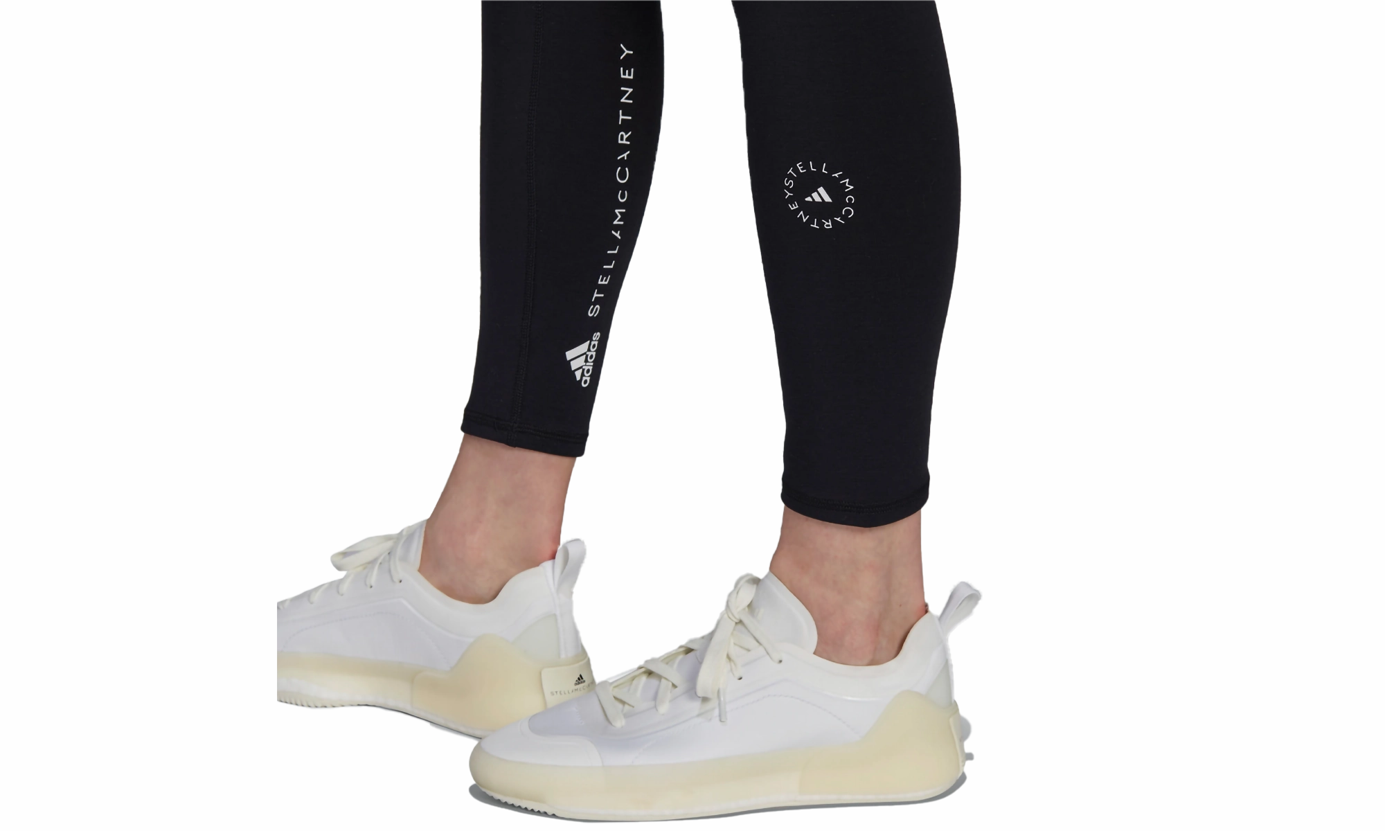 7/8 Yoga Leggings "Stella McCartney" Stretchable Waistband AbrasionResistant Material