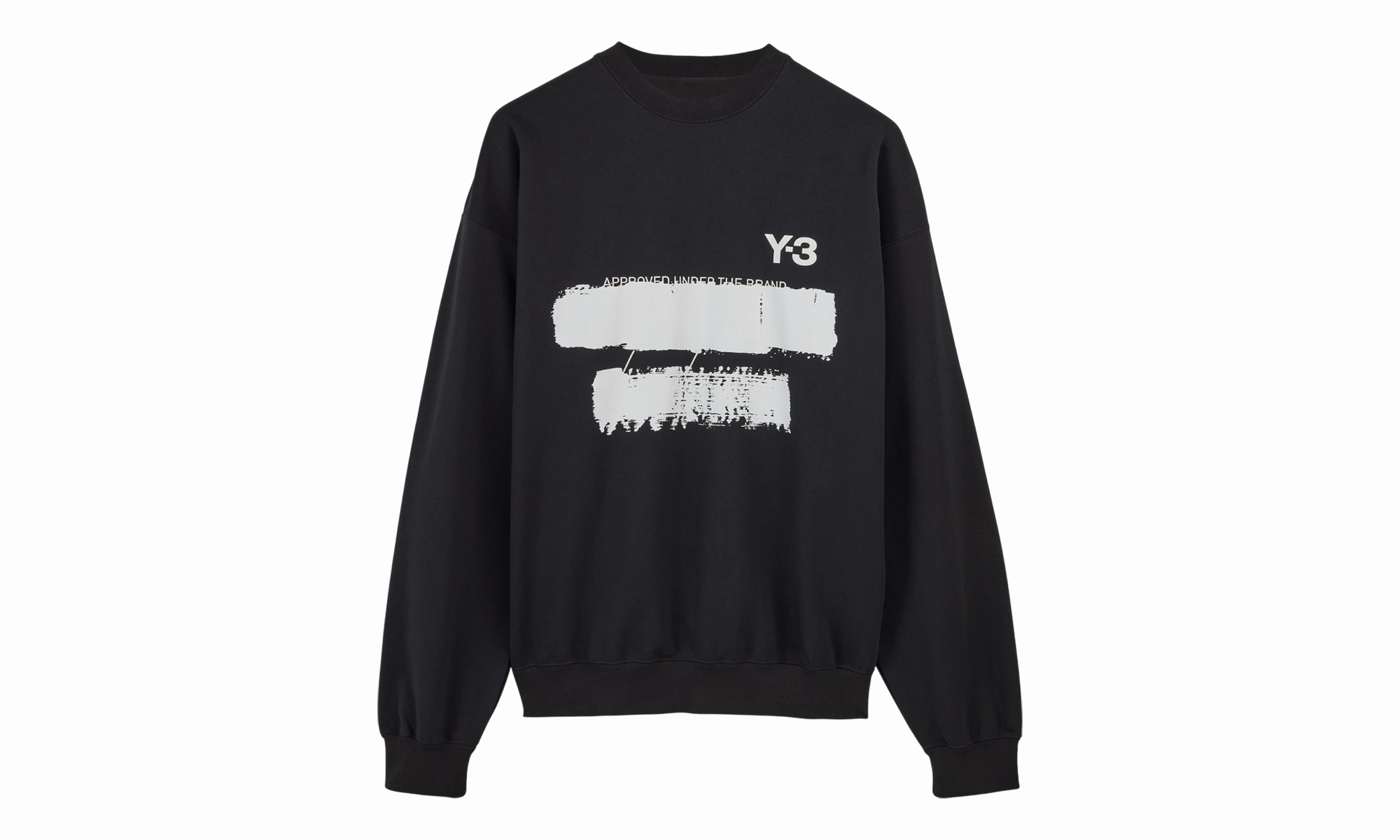 Graphic Sweater "Black" late night Clear Mind