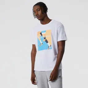 NB Essentials Celebrate Run Tee - WHITE CompressionFreeCuffs Self Love