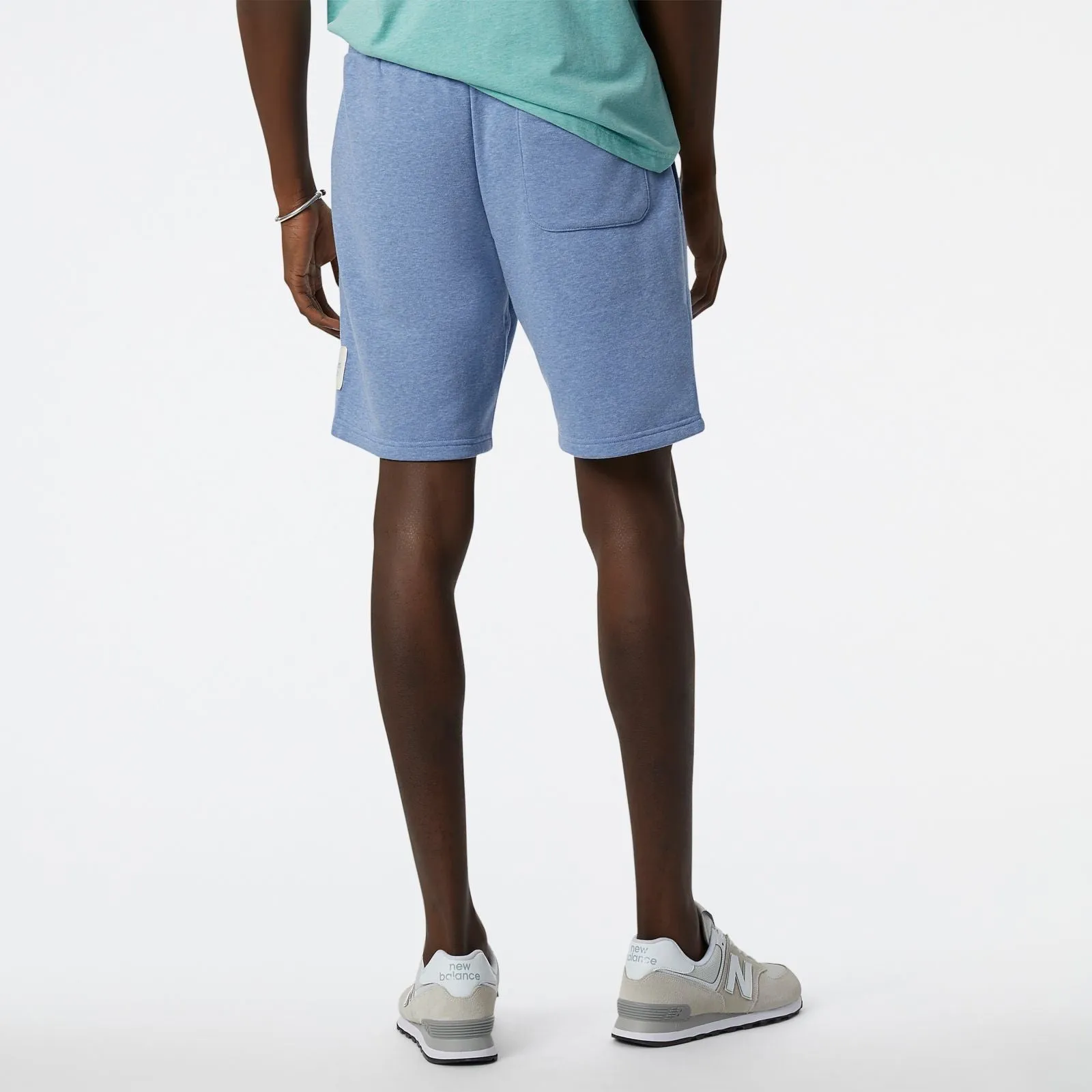 NB Essentials New Balance Fleece Short - Navy heather EasyCareMaterial