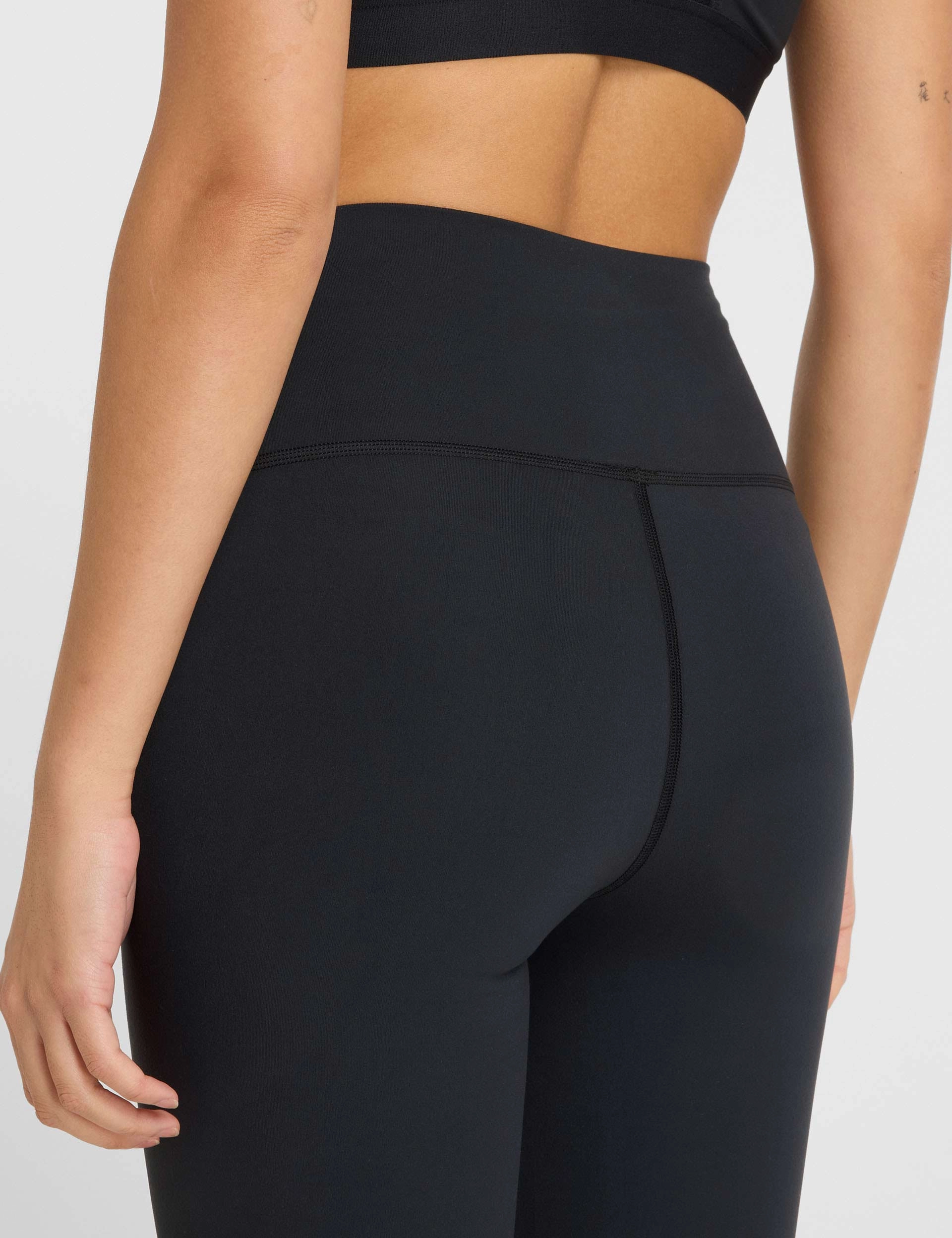 Double Layered NB Harmony High Waisted Legging 27" - Black