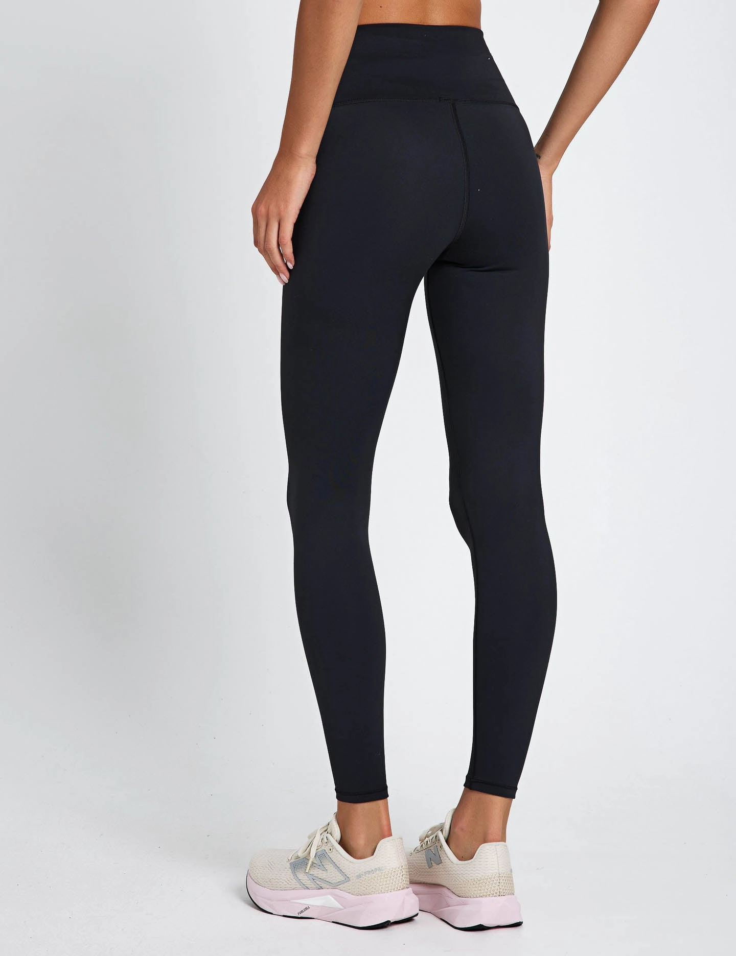 NB Harmony High Waisted Legging 27" - Black Work Commute Breathable Fabric Cycling Trip High Waist