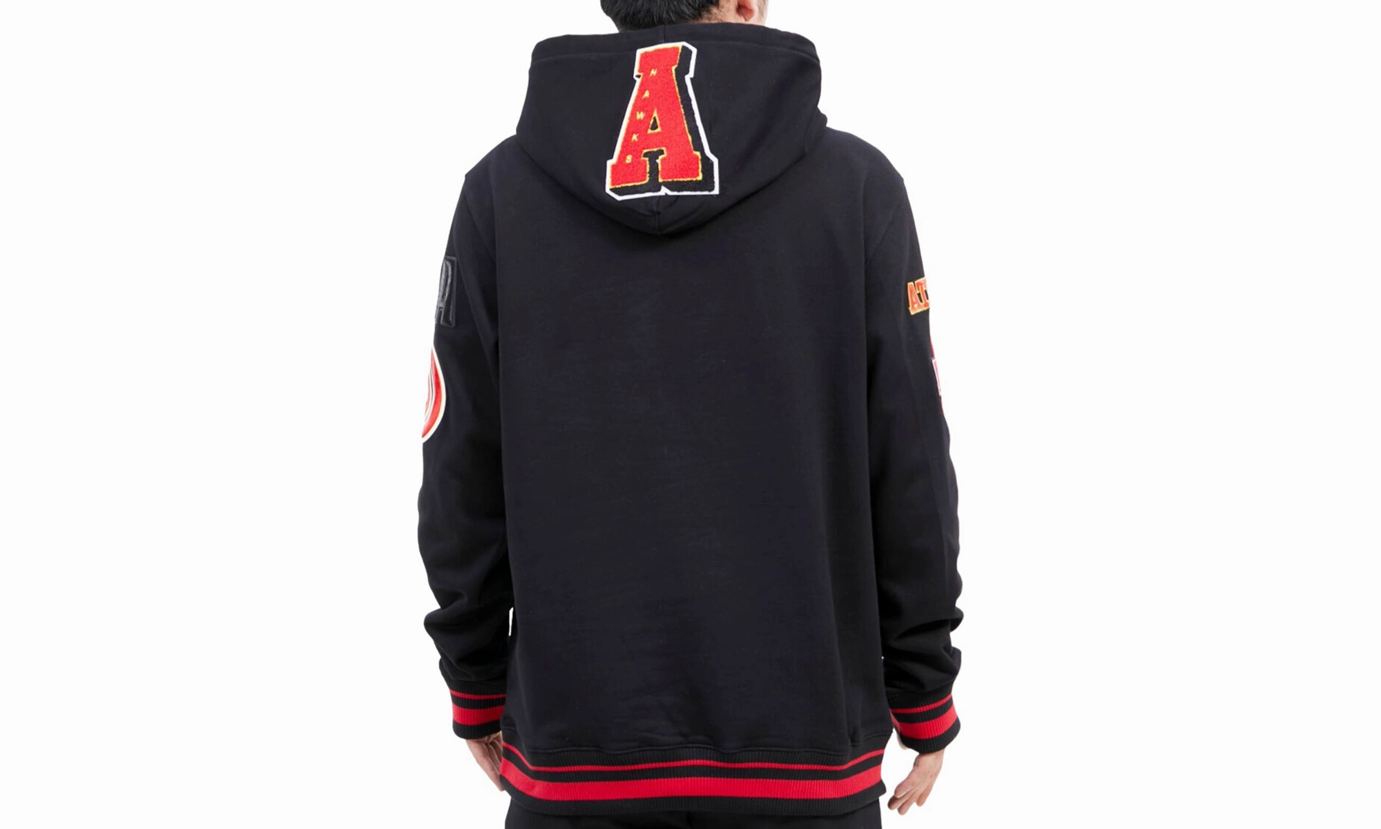 NBA Atlanta Hawks Mash Up Logo P/O Hoodie "Black"
