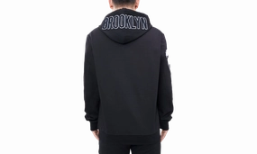 NBA Brooklyn Nets Logo Blended Hoodie "Black"