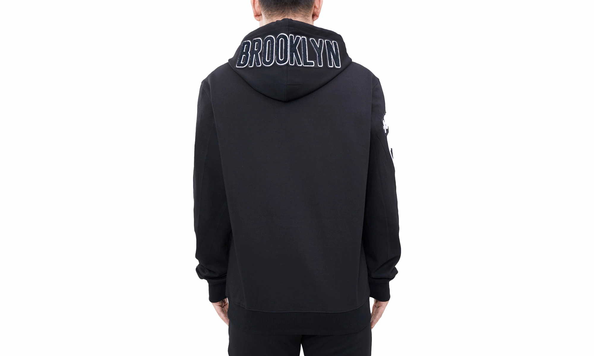NBA Brooklyn Nets Logo Blended Hoodie "Black"