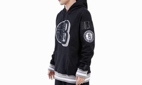 NBA Brooklyn Nets Mash Up Logo P/O Hoodie "Black"
