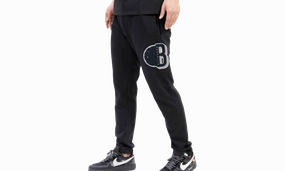NBA Brooklyn Nets Mash Up Logo Sweatpants "Black"