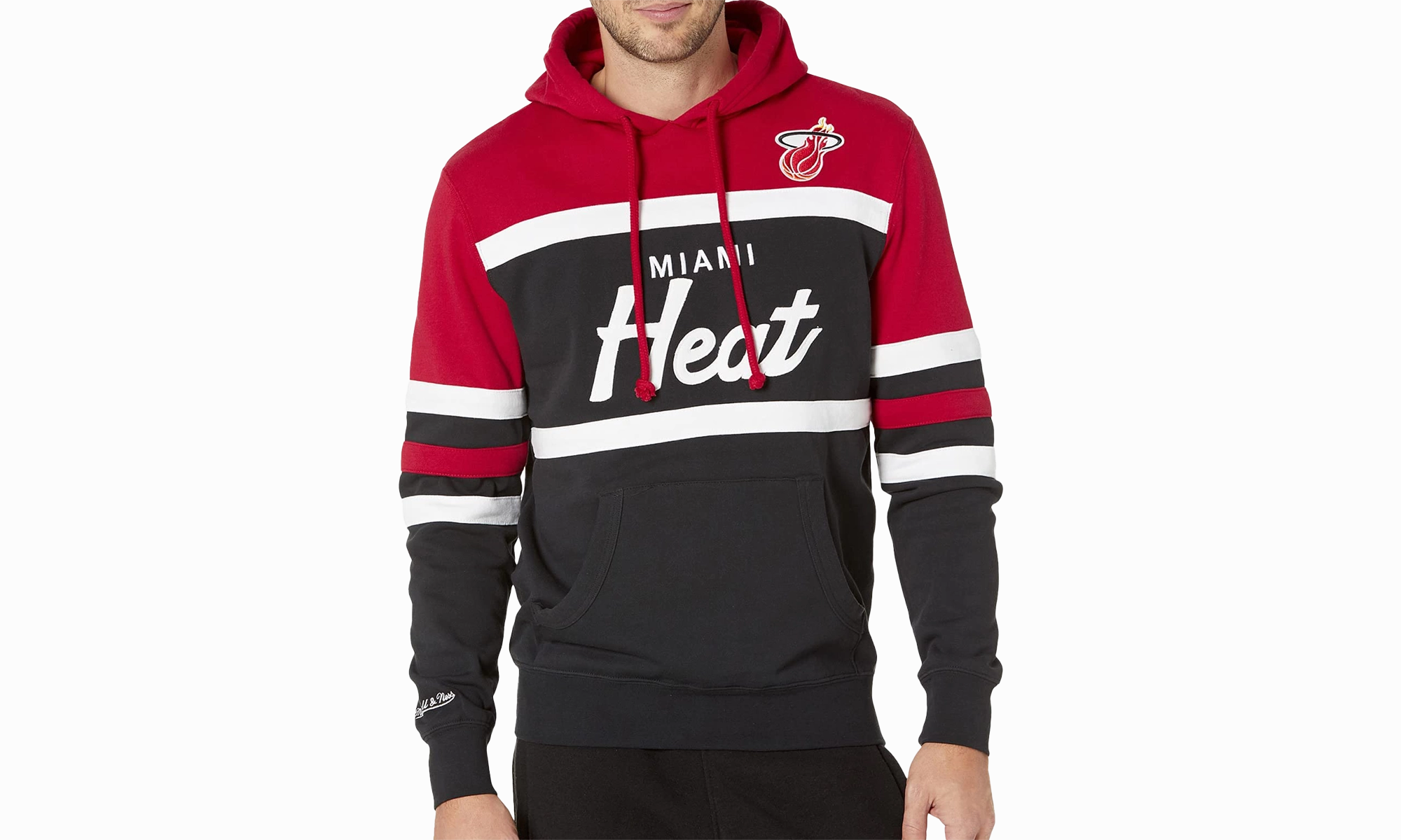 NBA HEAD COACH HOODIE HEAT "Red-Black"