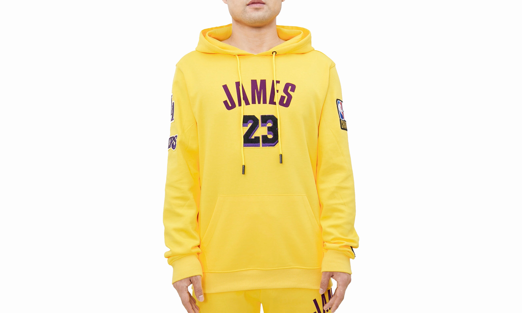 NBA Los Angeles Lakers - Lebron James Hoodie "Yellow"