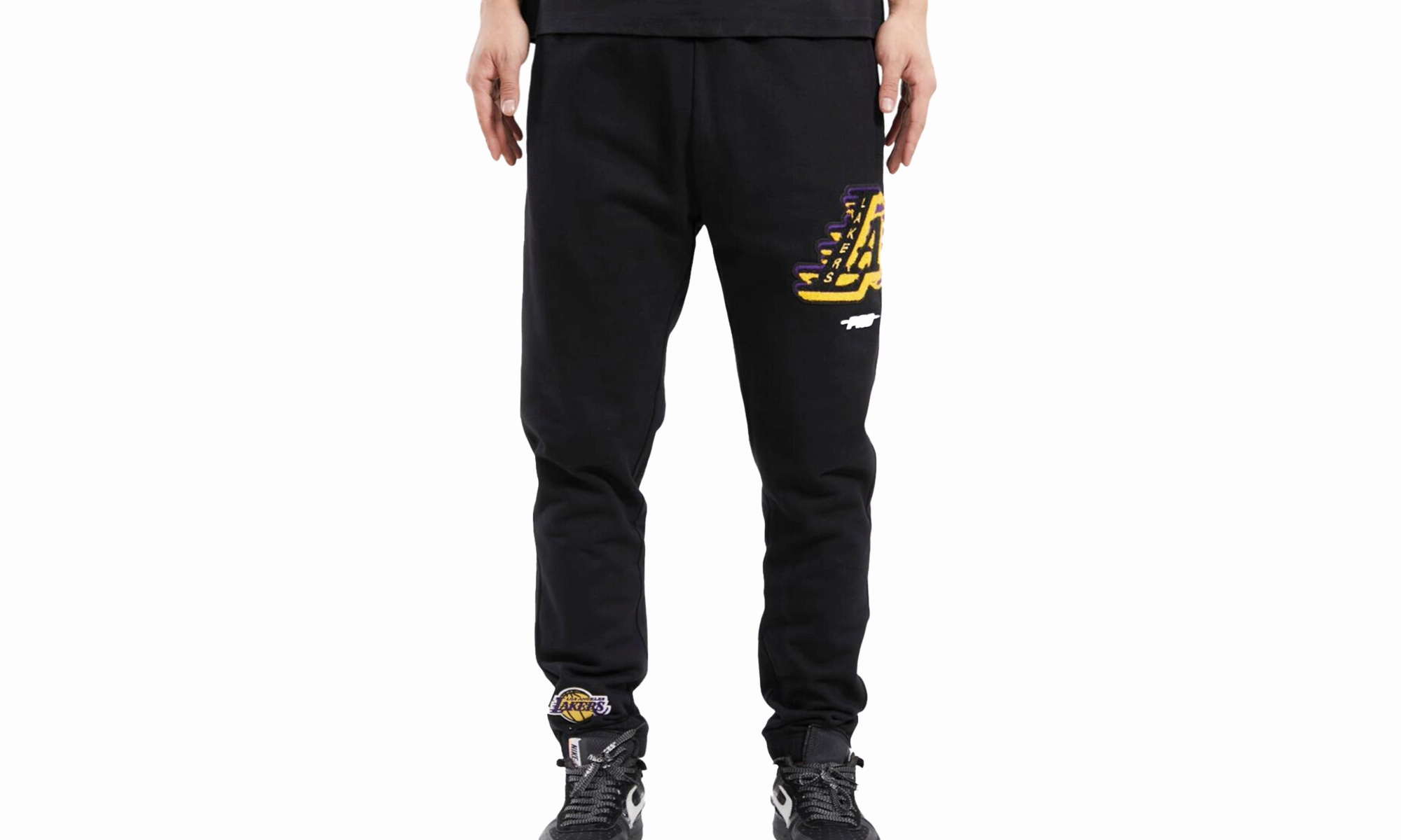 NBA Los Angeles Lakers Mash Up Logo Sweatpants "Black"