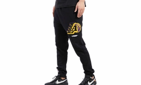 NBA Los Angeles Lakers Mash Up Logo Sweatpants "Black"