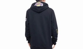 NBA Los Angeles Lakers Stacked Logo Hoodie "Black"