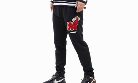 NBA Miami Heat Mash Up Logo Sweatpants "Black"