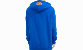 NBA New York Knicks Stacked Logo Hoodie "Black"