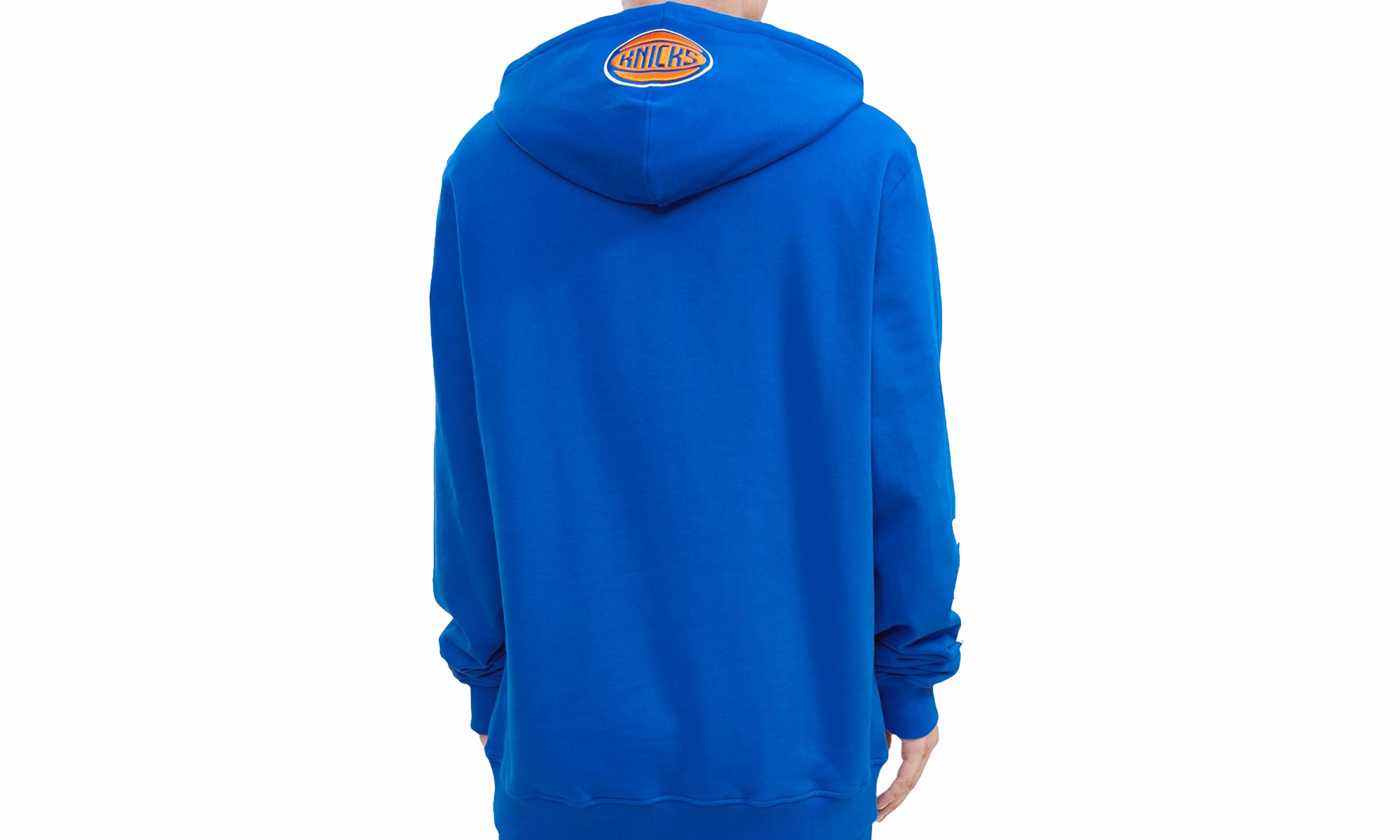 NBA New York Knicks Stacked Logo Hoodie "Black"