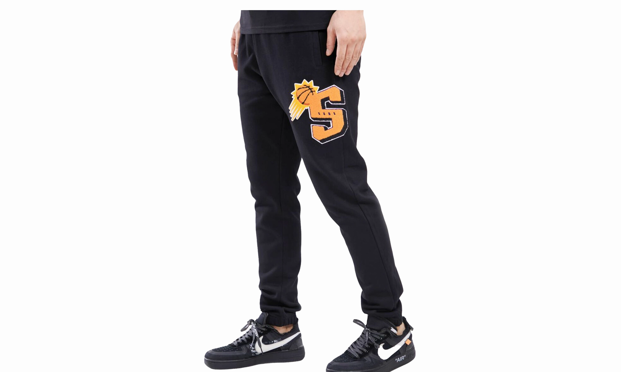 NBA Phoenix Suns Mash Up Logo Sweatpants "Black"