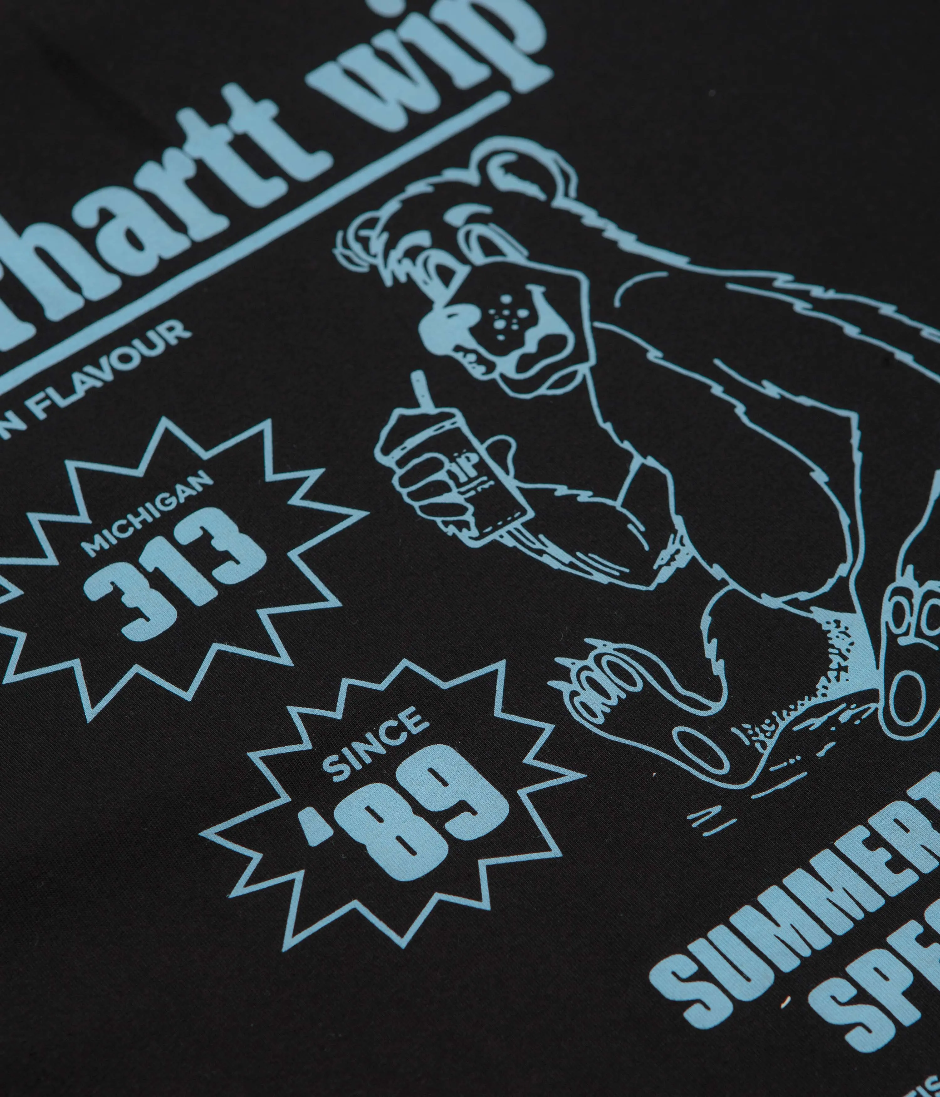 theater event Carhartt Catalogue T-Shirt - Black / Bluebird