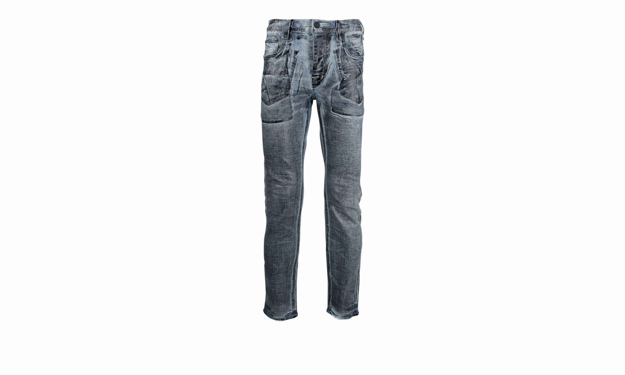 X-Ray With Black Foil Jeans "Indigo" Versatile Fit Functional Style
