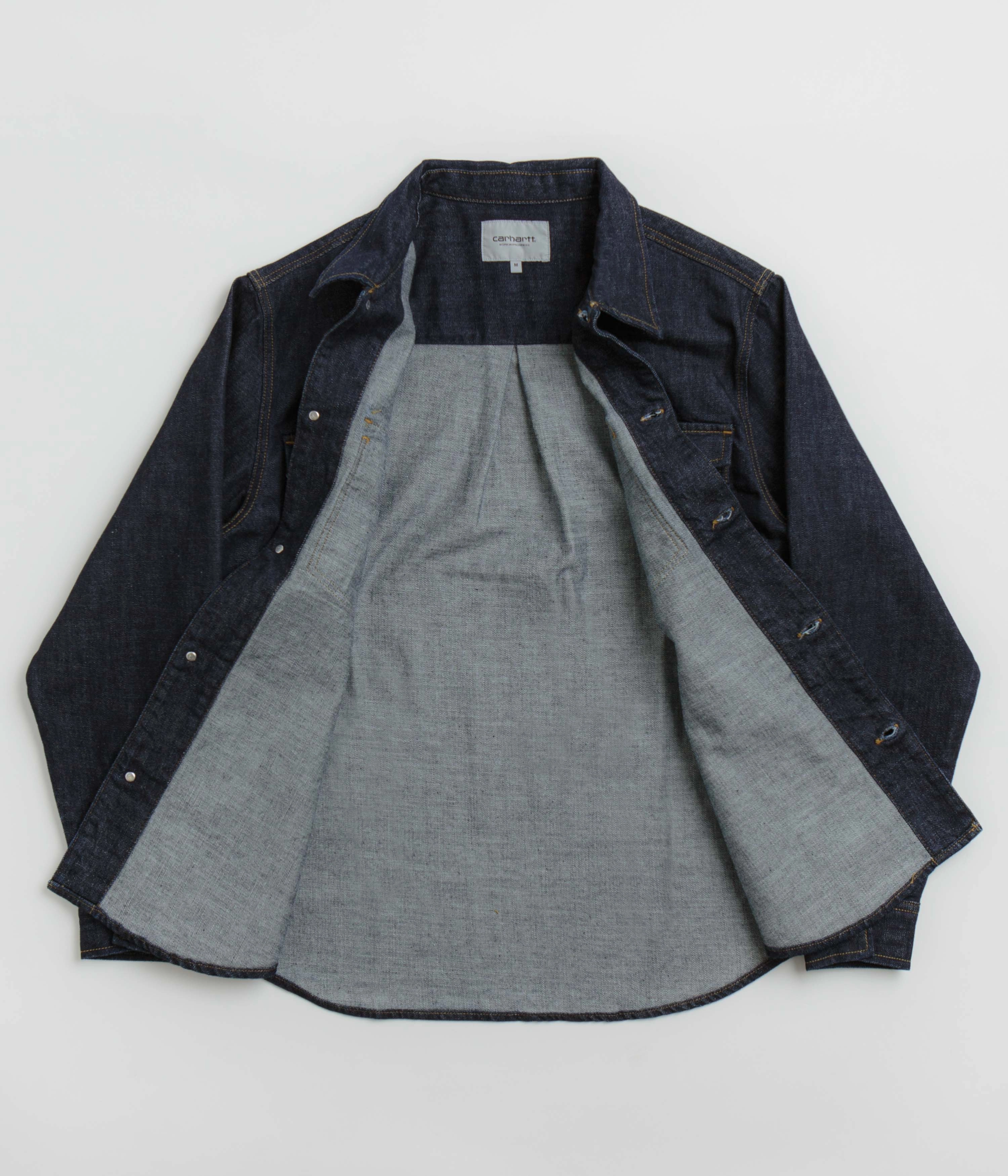 Carhartt Lincoln Shirt Jacket - Blue Rinsed Pullover