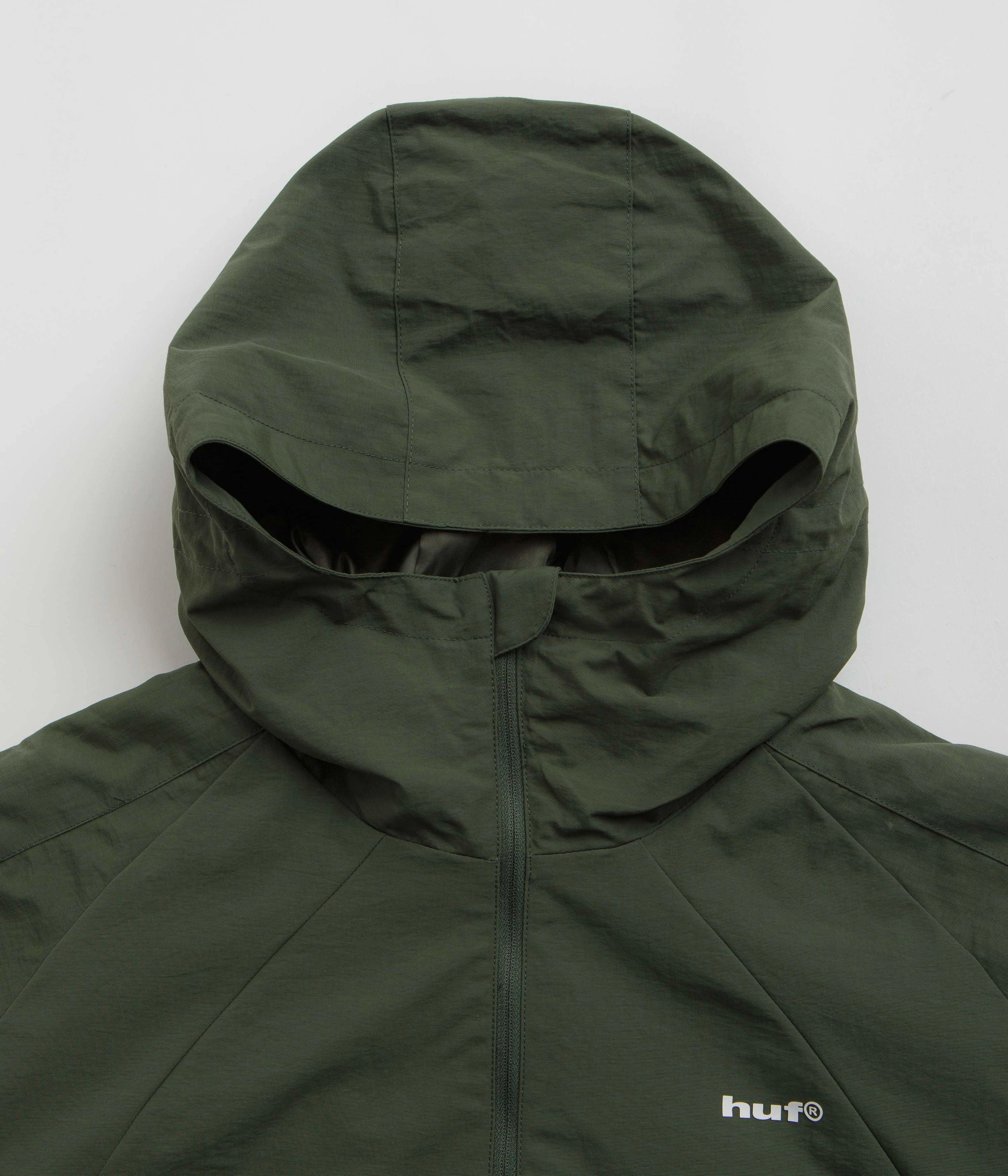 Fashion Layer Eco friendly materials HUF Set Shell Jacket - Hunter Green