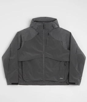 Dime Taffeta Windbreaker Full Zip Jacket - Storm Ceremony Fashionable Outerwear