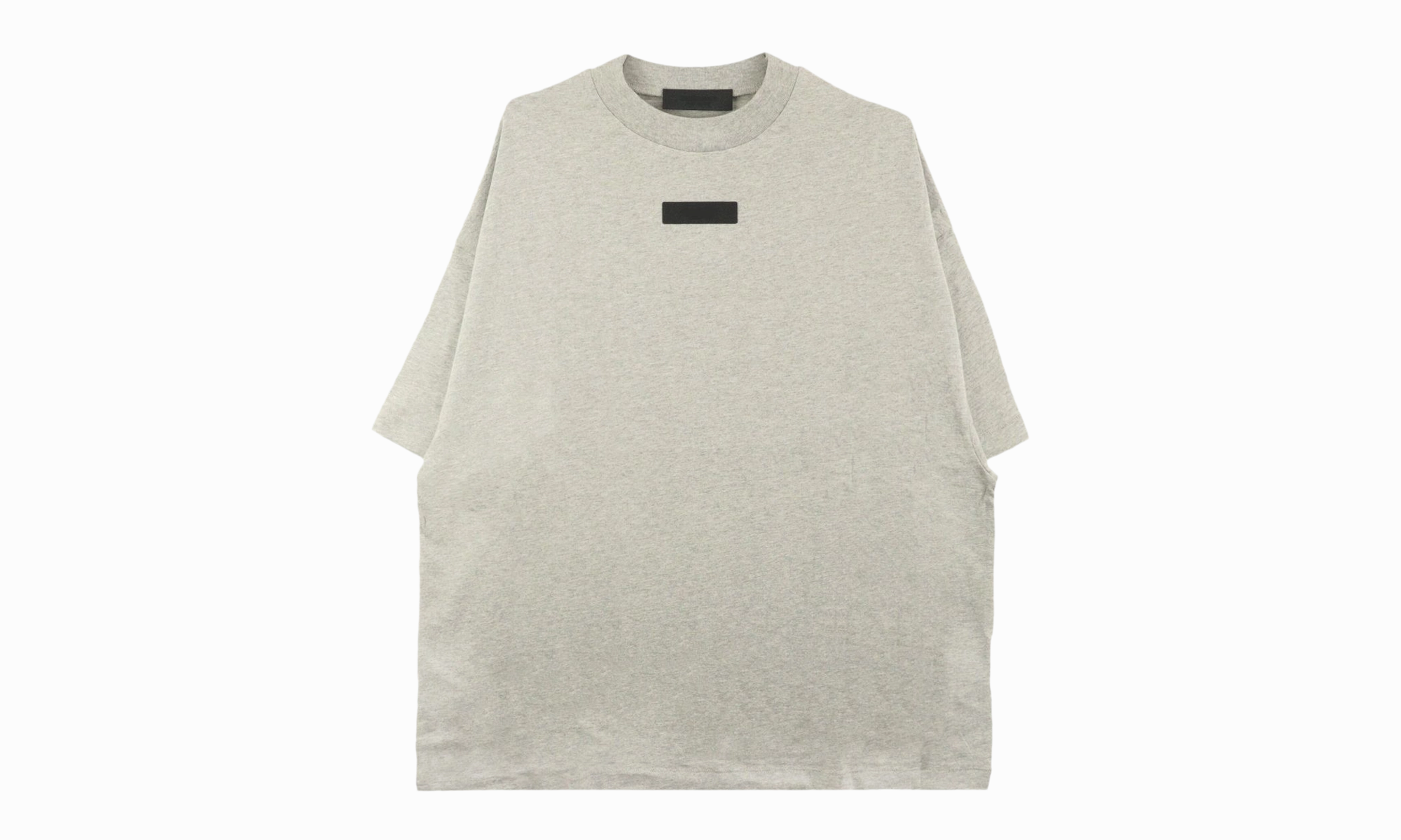 Elastic cuffs TAB CREWNECK TEE "DARK HEATHER OATMEAL"