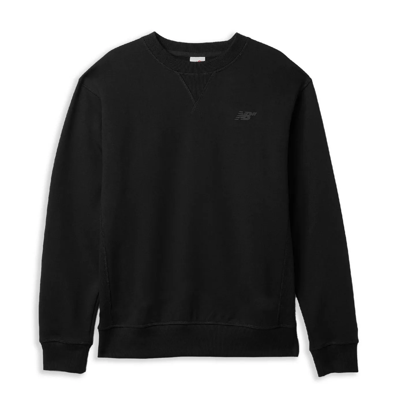 New Balance Numeric French Terry Crewneck Sweatshirt - Black Casual Elegance tribal print