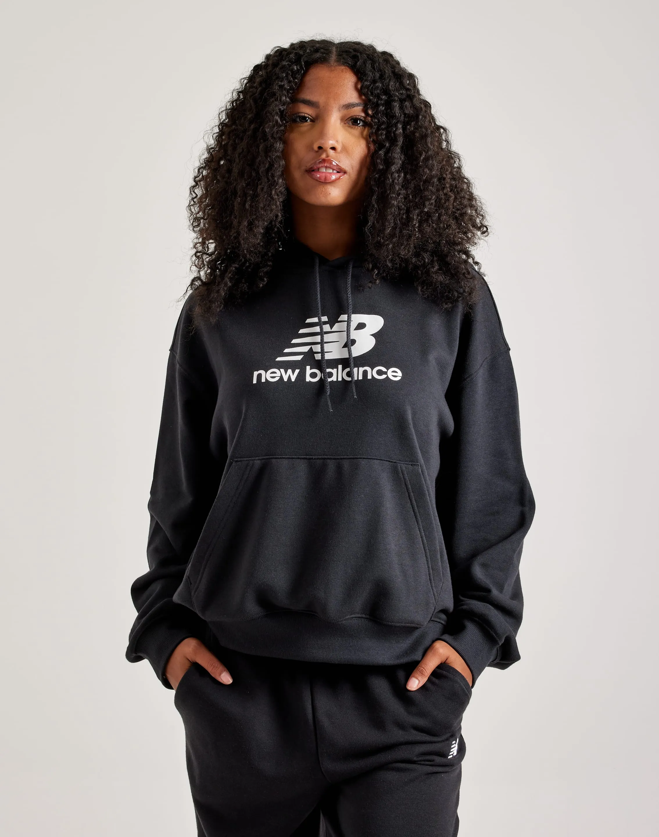 PreShrunk Cotton New Balance Sport Essentials French Terry Logo Hoodie