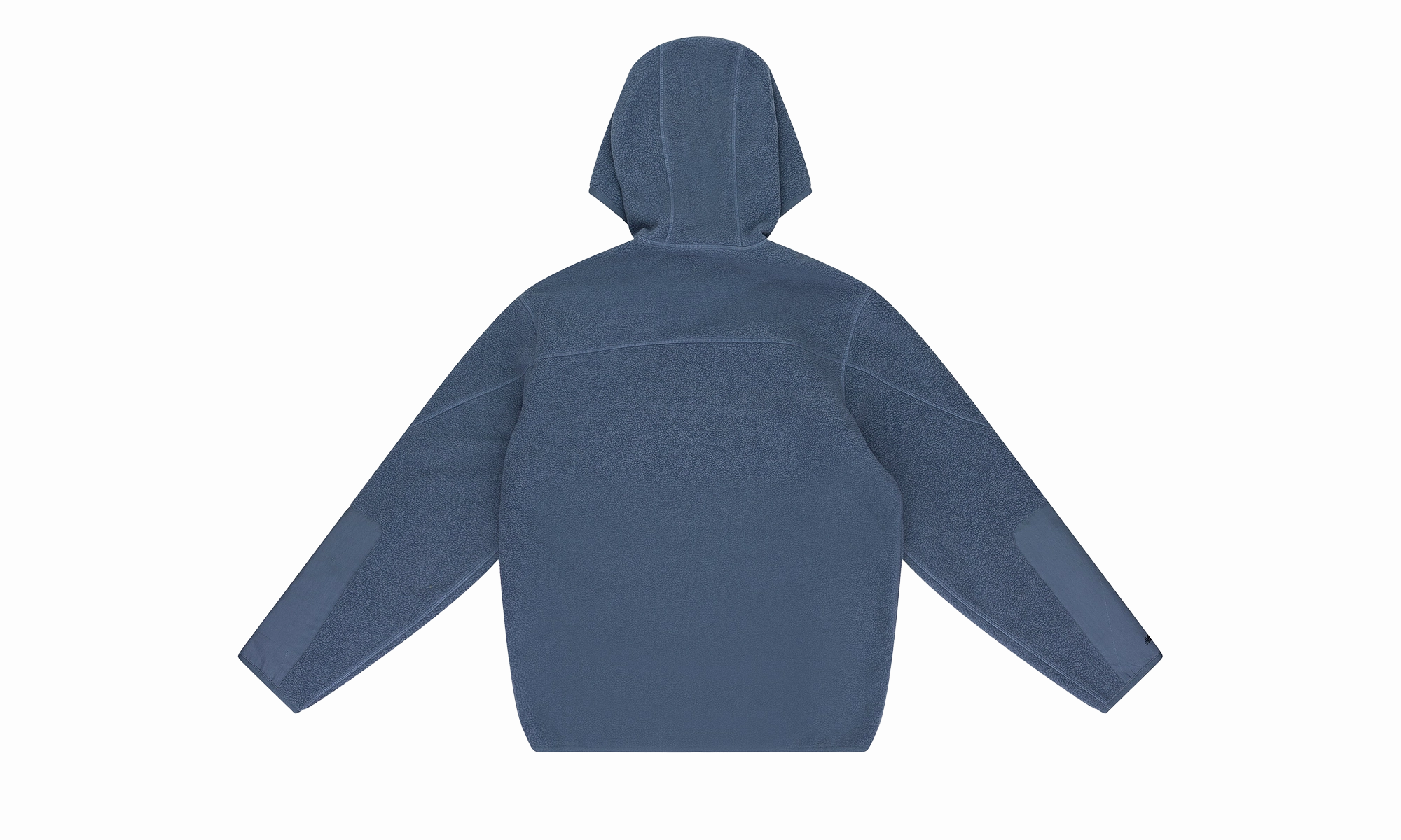 NEW BALANCE FULL-ZIP FLEECE HOODIE "INDIGO"