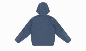 NEW BALANCE FULL-ZIP FLEECE HOODIE "INDIGO"