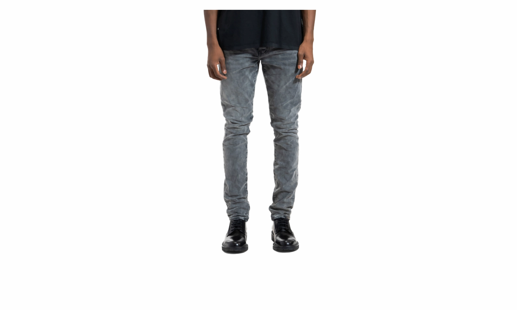 Abrasion Resistant Fabric Low Impact Manufacturing New Charcoal Wash Jeans "Grey"