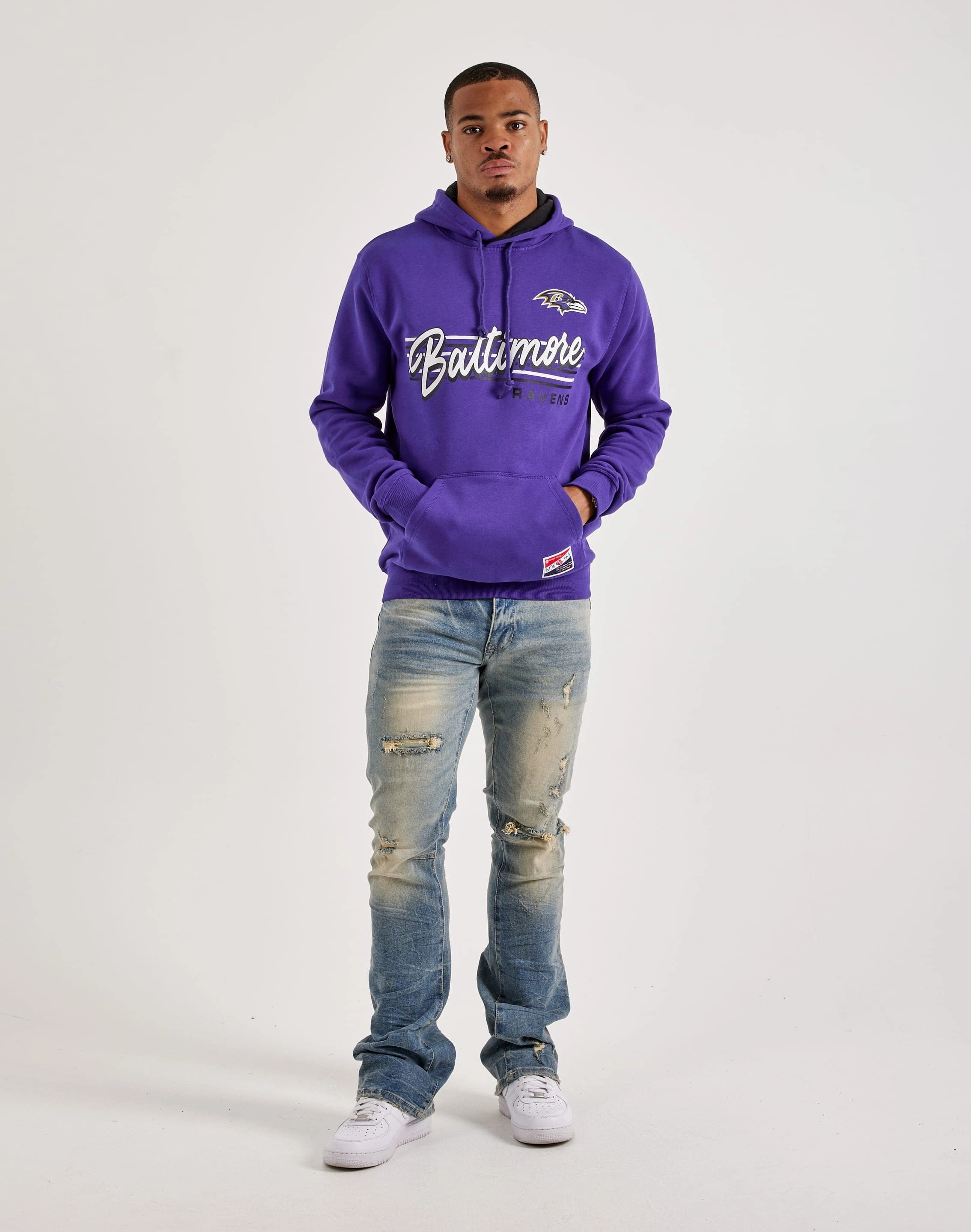 New Era NFL Baltimore Ravens Pullover Fleece Hoodie Gentle Breeze