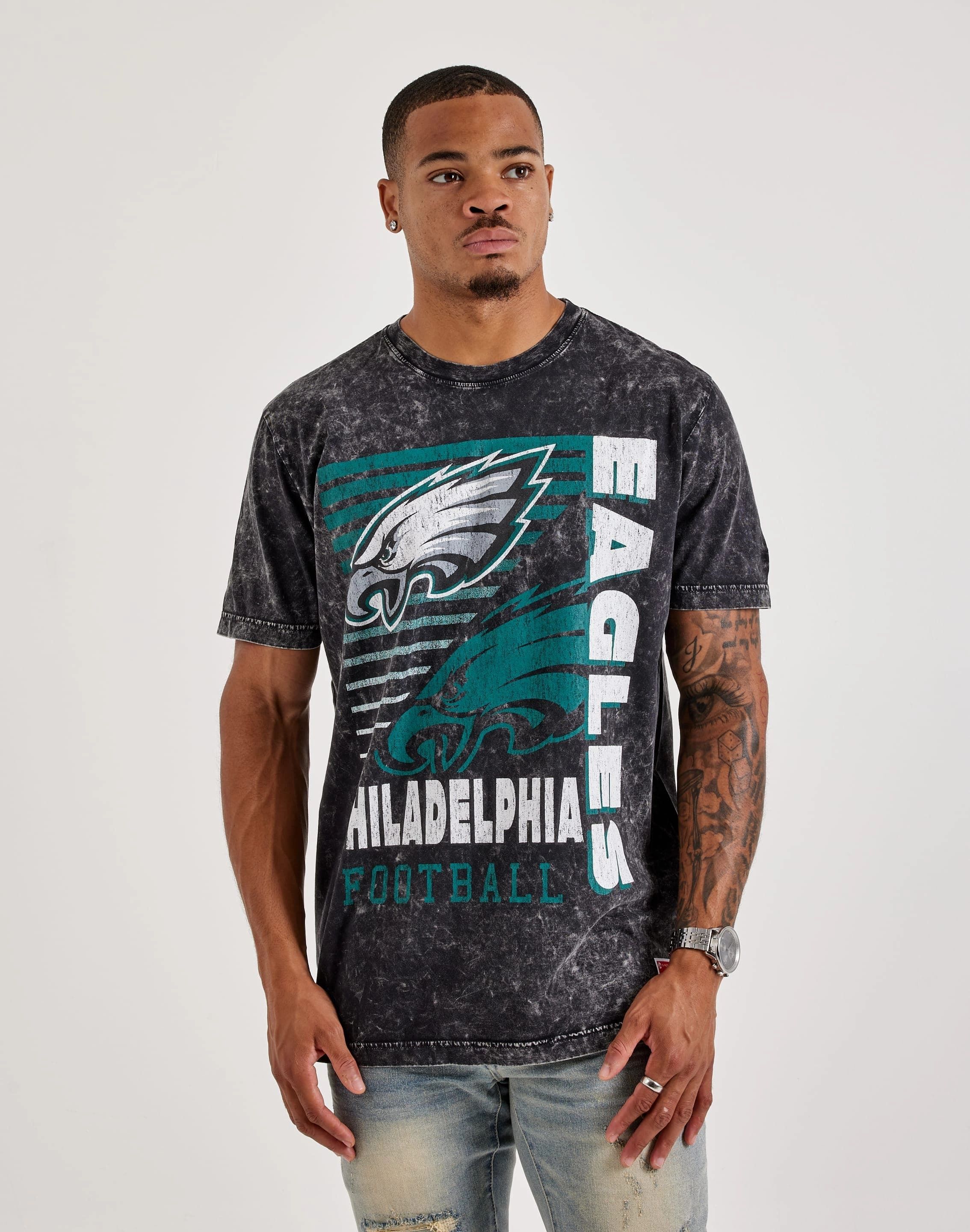 New Era NFL Philadelphia Eagles Tee Beach Ease Bride Side
