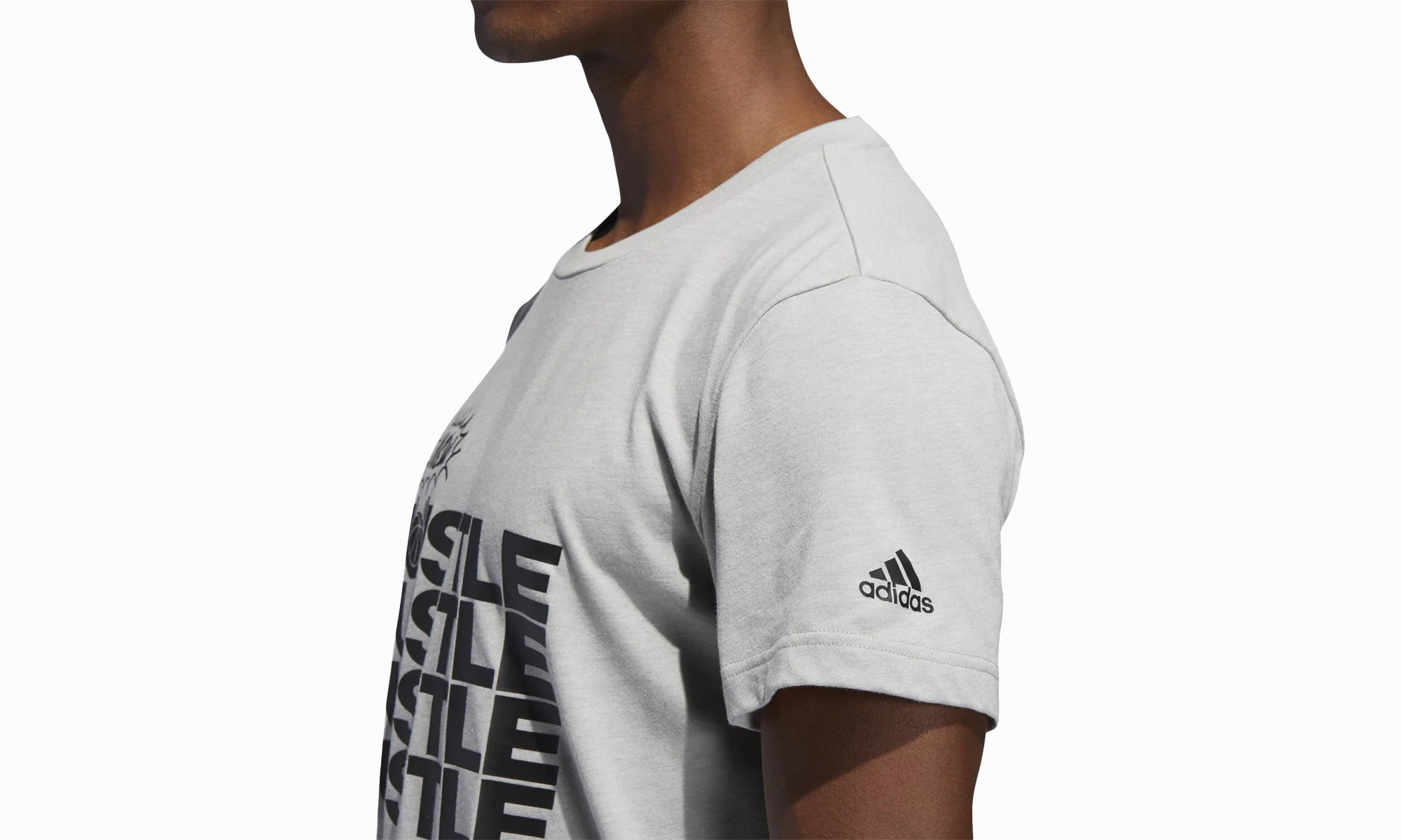 Quick Core New Hustle Graphic Tee "Grey"