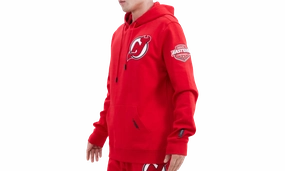 New Jersey Devils Classic Chenille P/O Hoodie Red "RED"