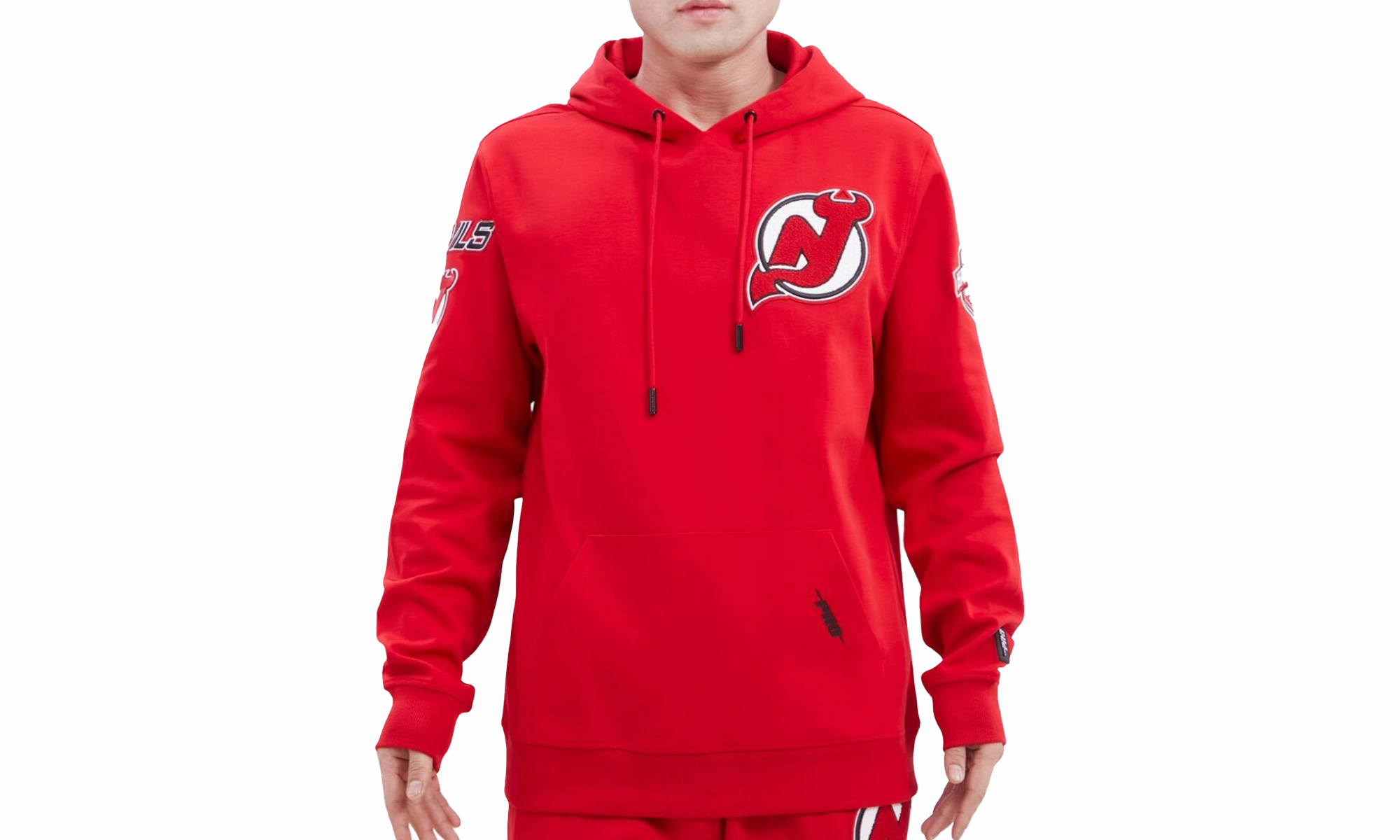 New Jersey Devils Classic Chenille P/O Hoodie Red "RED"