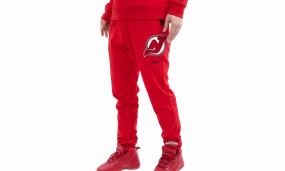 New Jersey Devils Classic Jogger Sweatpants Red "RED"
