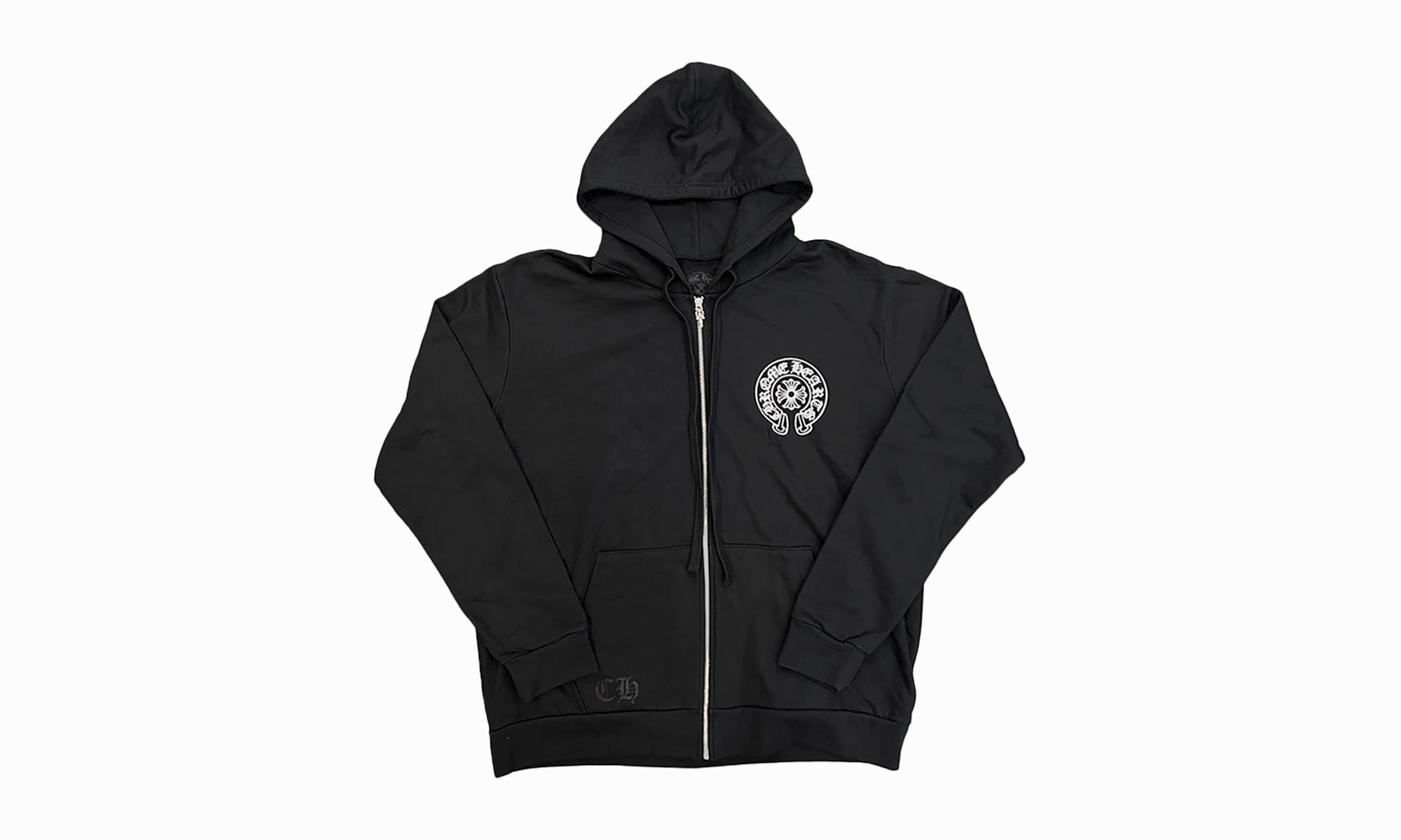 New York Horseshoe Zip-Up Hoodie "Black"